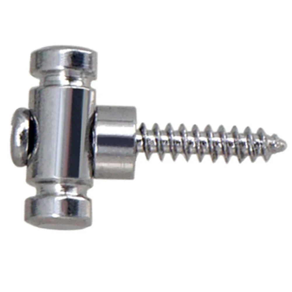 Guitar Roller String Trees Retainer Set with Screws - Silvery/Black/Gold Finish