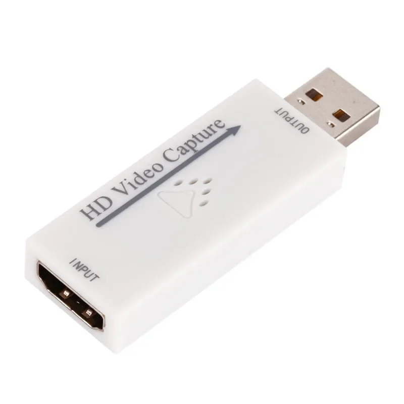 비디오 캡처 카드 USB 2.0 비디오 그래버 레코드 박스, PS4 게임 DVD 캠코더 HD 카메라 녹화 라이브 스트리밍