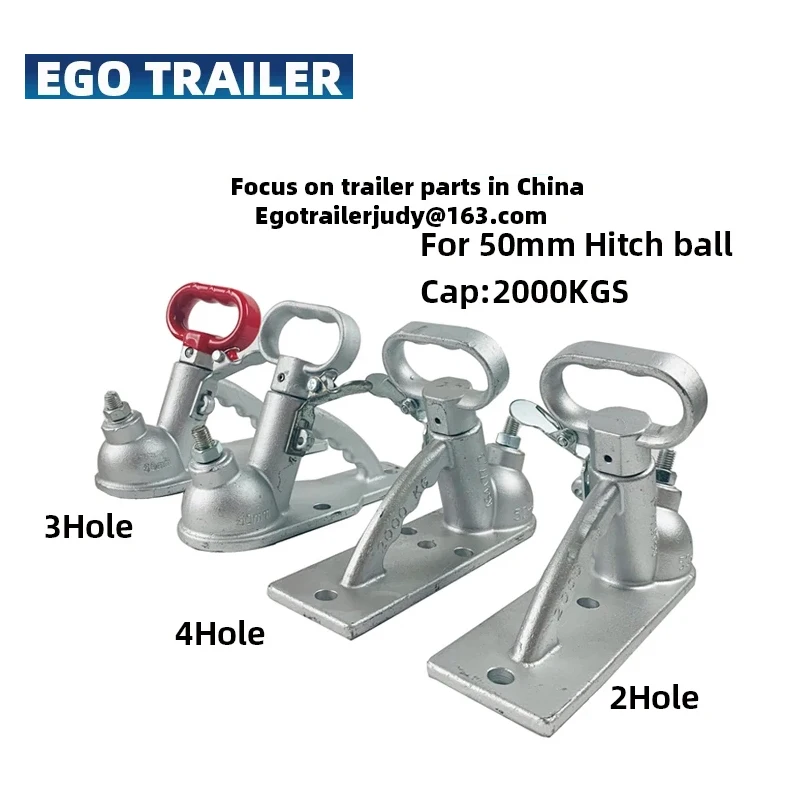 Ego trailer 2000kgs 3holes casting trailer coupler trailer coupling trailer connector AU style 50mm hitch ball  trailer parts cnc plum style jaw shaft coupling d25 l30 flexible coupler bore 5 10mm cnc flexible coupling shaft coupler motor connector