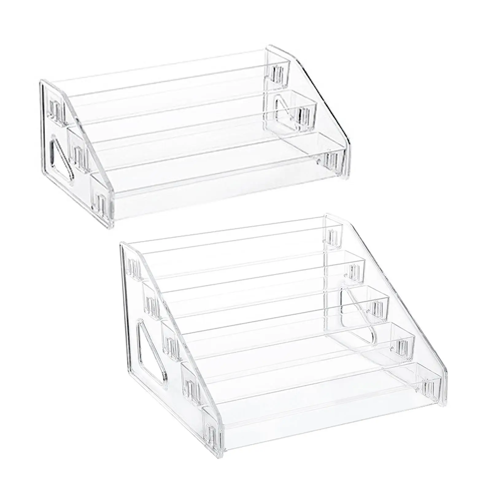 

Clear Nail Polish Display Rack Stand Holder Nail Varnish Makeup Organizer for Nail Tools Dressers Cosmetics Bracelets Necklaces