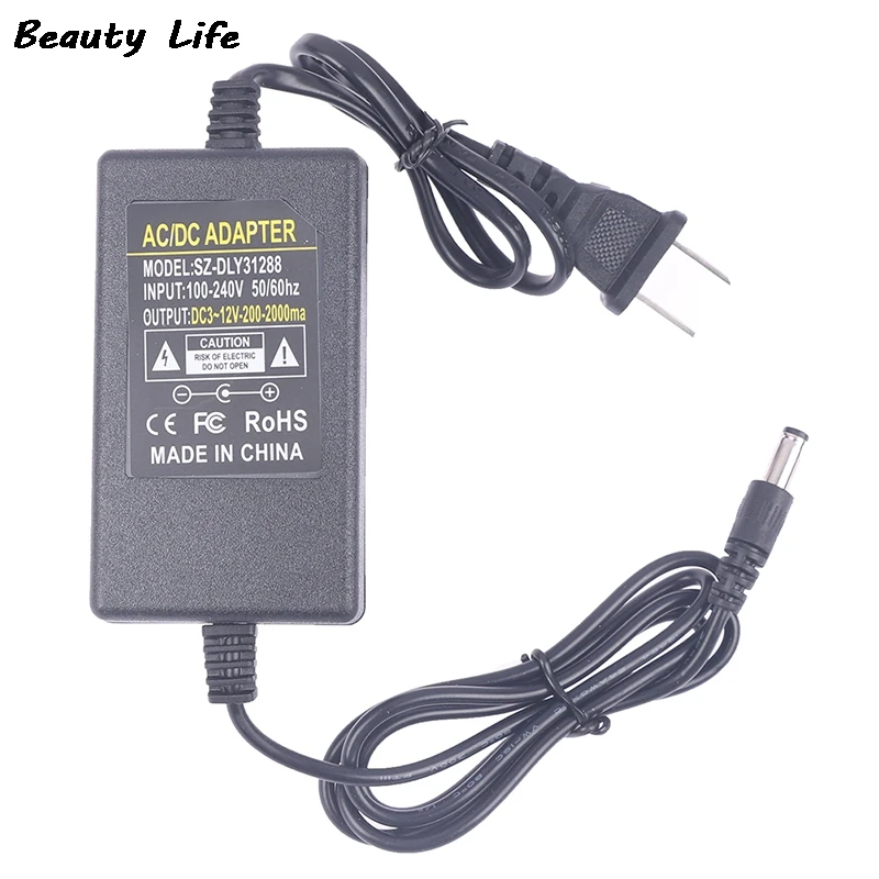 Versatile Adjustable Voltage Adapter, 3V-36V 1.7A 60W Power Supply