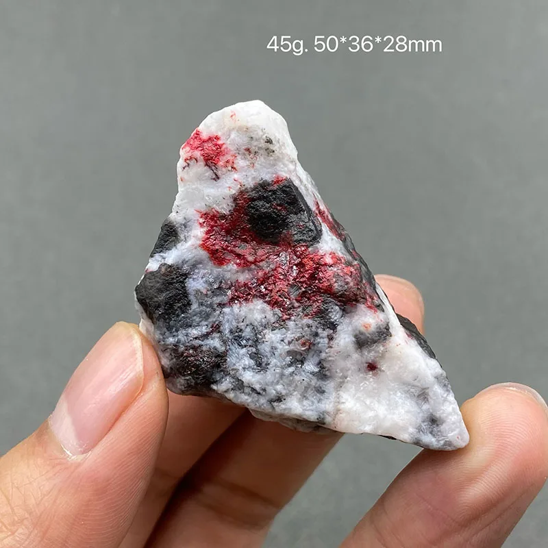 100% natural cinnabar original stone mineral specimen healing crystal teaching specimen collection