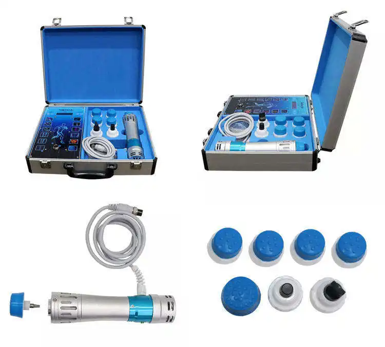 New Touch Screen Shockwave Therapy Machine With 7 Heads ED Treatment Pain Relief Lattice Ballistic Shock Wave Physiotherapy Tool