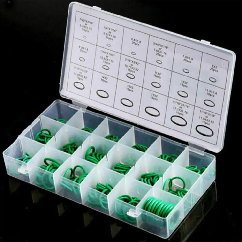 Silicone Ring Silicone O Ring Rubber Seal Gaskets Washer Gasket Kit Nitrile Rubber O Ring 270 Pieces O Ring Assortment Set Kit O Rings Seal Gasket Washer 18 Sizes Rubber O-Ring Grommets Heavy Duty Professional