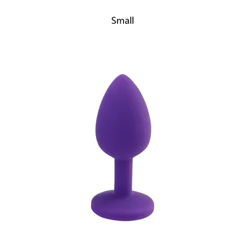 3Size Butt Anal Plug Sex Toys for Women Men Soft Silicone Erotic Massager Stimulator Dildo Vibrator Anal Toys Adult Product Plug 6