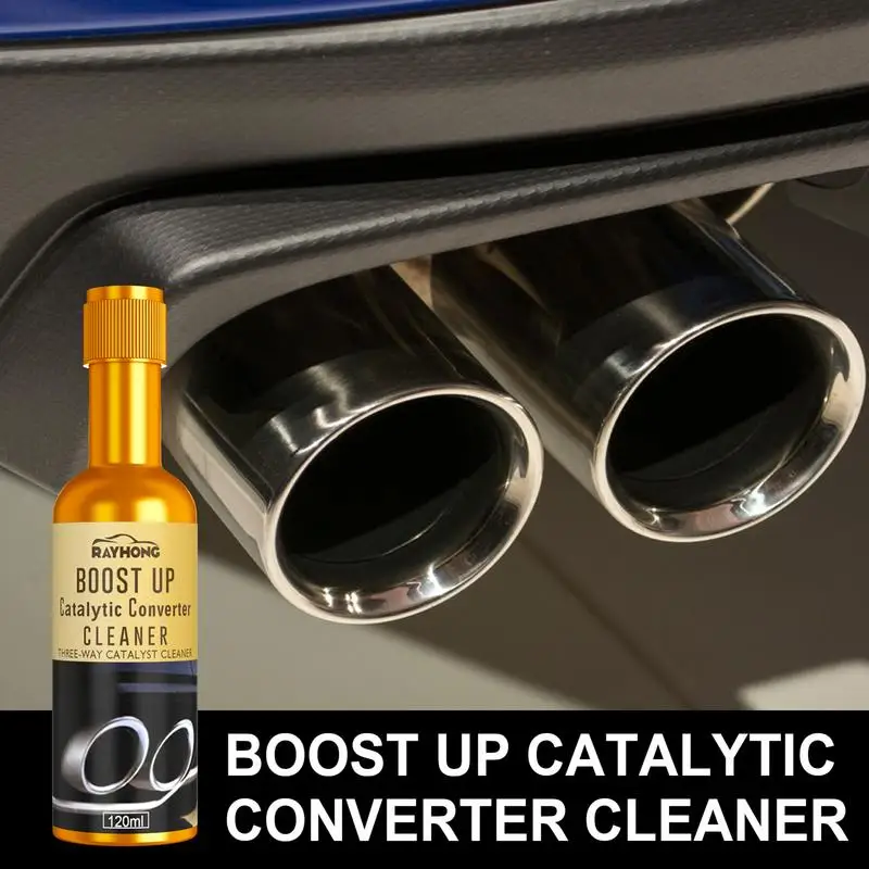 Oil Tube Cleaner Gasoline Saving Treasure 120ml Catalytic Converter Cleaner Auto Fuel Additive Carbon Deposit Catalysts For Cars