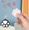 4-In-1 Pet Cats Infrared Teaser Toys Key Chain Lighting Multifunctional Rechargeable Various Patterns Usb Charge Training Toy