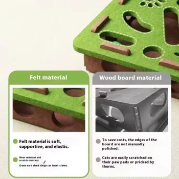 Felt Puzzle Maze Toy for Cats - Image 5