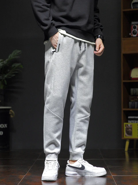 2023 Autumn New Men's Jogger Pants Big Size Sportswear Zip Pockets