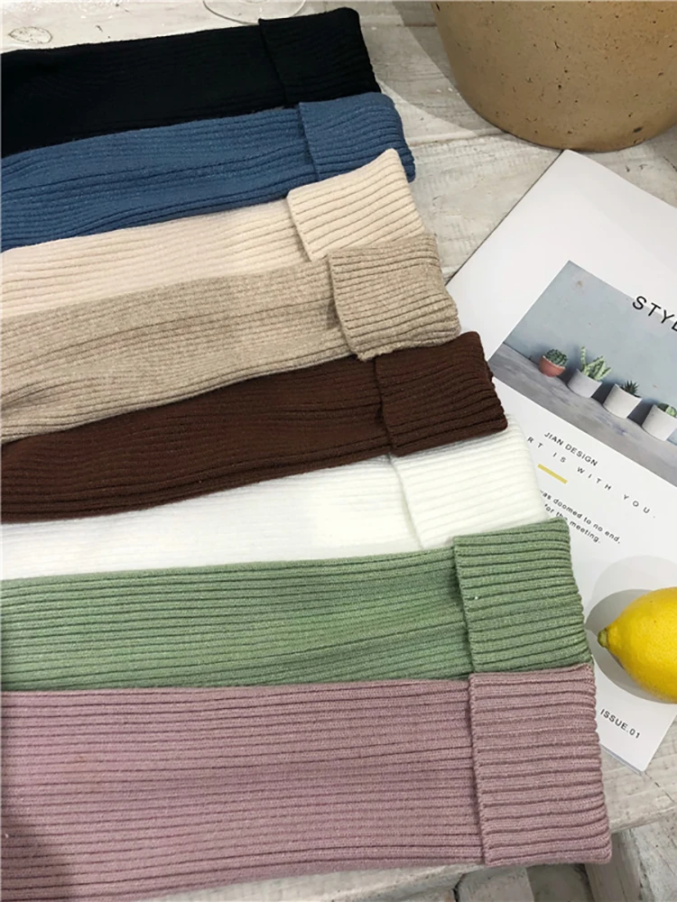 Turtleneck Sweater Womens 2024 Autumn Winter Tops Korean Slim Women Pullover Jumper Knitted Sweater Pull Femme Hiver Truien 6