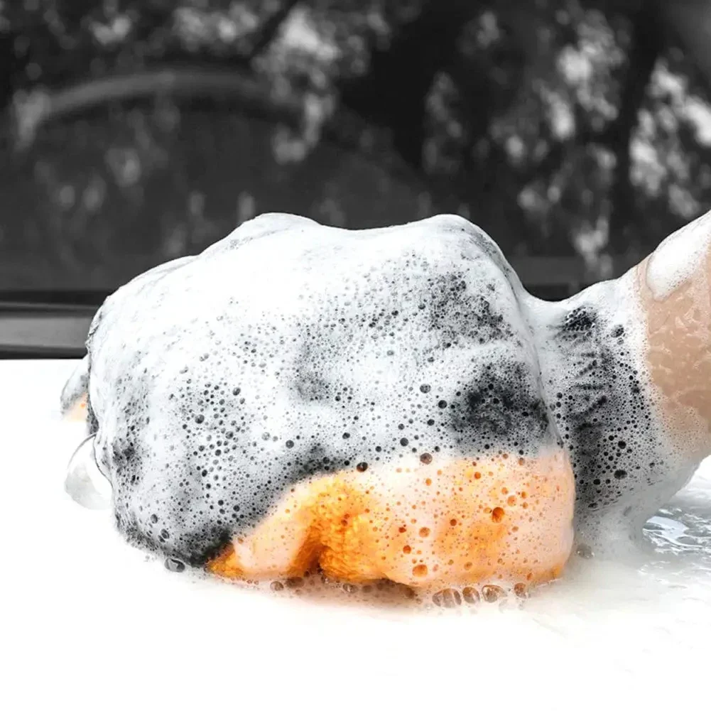 Car Washing Gloves Soft Microfiber Double-sided Coral Fleece Clean Glove Water Absorption Dust Auto Cleaning Accesorios car cleaning gloves,microfiber car mitt,microfiber cleaning gloves,microfiber washing gloves,microfiber gloves