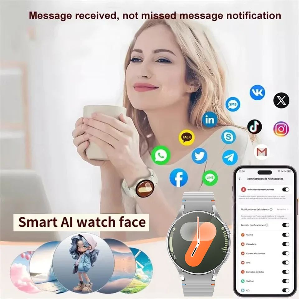 ���ο� WATCH 7 ��Ʈ�� ����Ʈ��ġ ������ NFC �������� ��ȭ IP68 ��� �ƿ����� ������ �ð� ���ο� WATCH 6 ���׷��̵� ��ħ�� ����Ʈ��ġ
