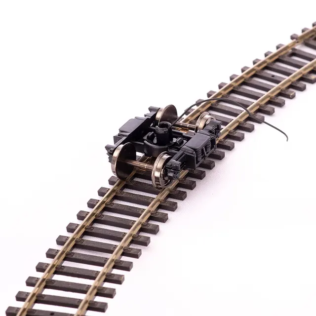 Ho Scale 1:87 Railway Train Bogie Railroad Car Accessories Metal&Plastic  Railway Carriage Vehicles Include Conducting Plate1pc - AliExpress