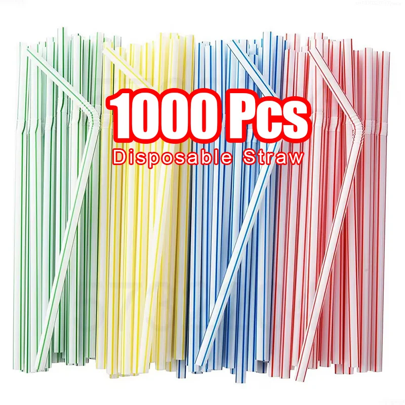 100-1000PCS Drinking Straws Colorful & Black rietjes Flexible Wedding Party Supplies Drinking Beverage Straws Kitchen Wholesale 100-1000PCS Drinking Straws Colorful & Black rietjes Flexible Wedding Party Supplies Drinking Beverage Straws Kitchen Wholesale