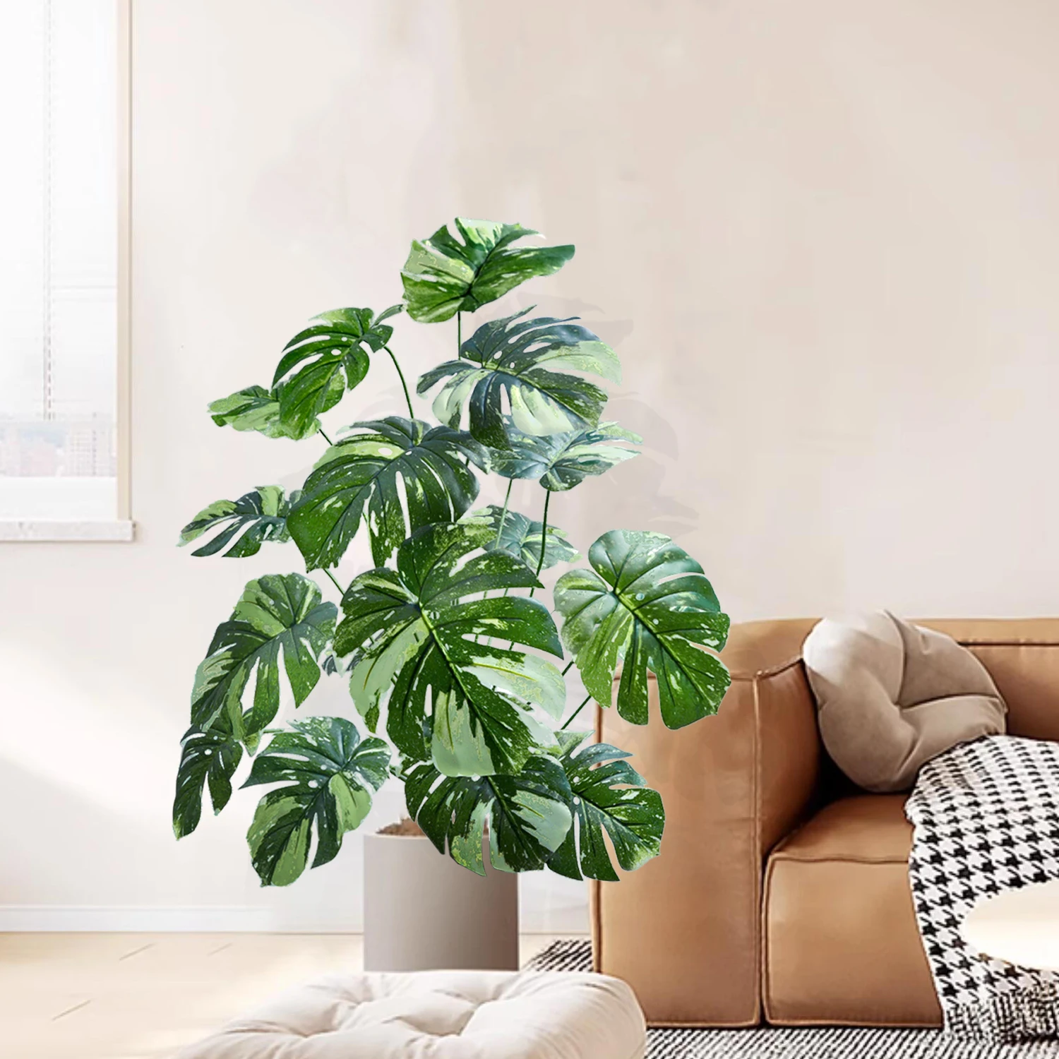 Ornamental Artificial Monstera Plant