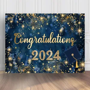 Congrats Grad Photography Backdrop,Party Photo Background,Prom Event Pattern,Econ Vinyl,Red Carpet Party Props