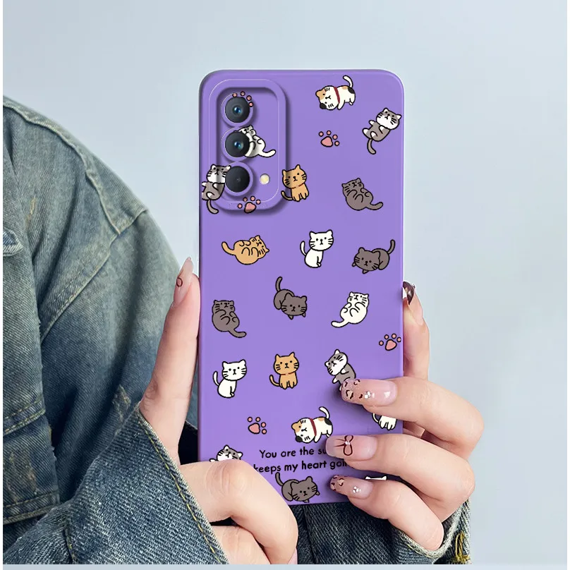 Soft Silicone Fashion Flower Printed Phone Case for Realme GT Master Edition