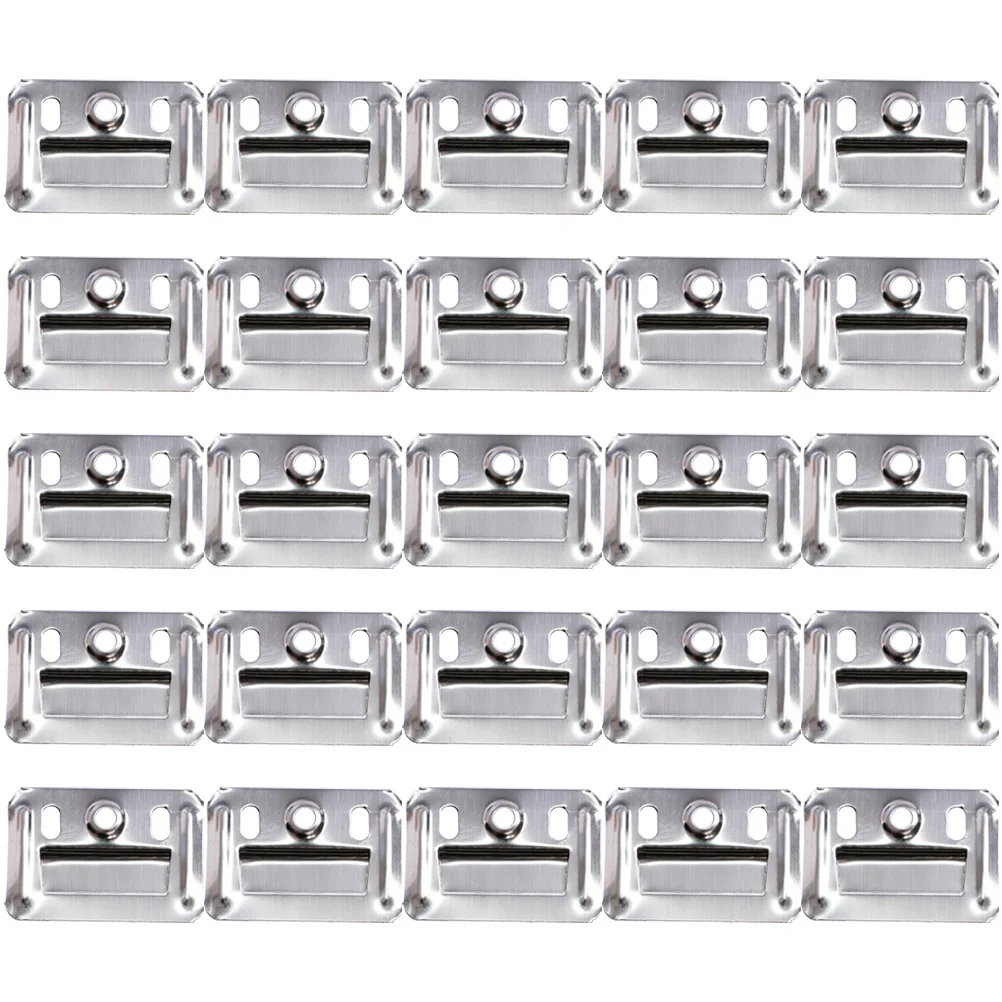 

100pcs Wall Panel Buckle Replacement Stainless Steel Furniture Buckle Clamp