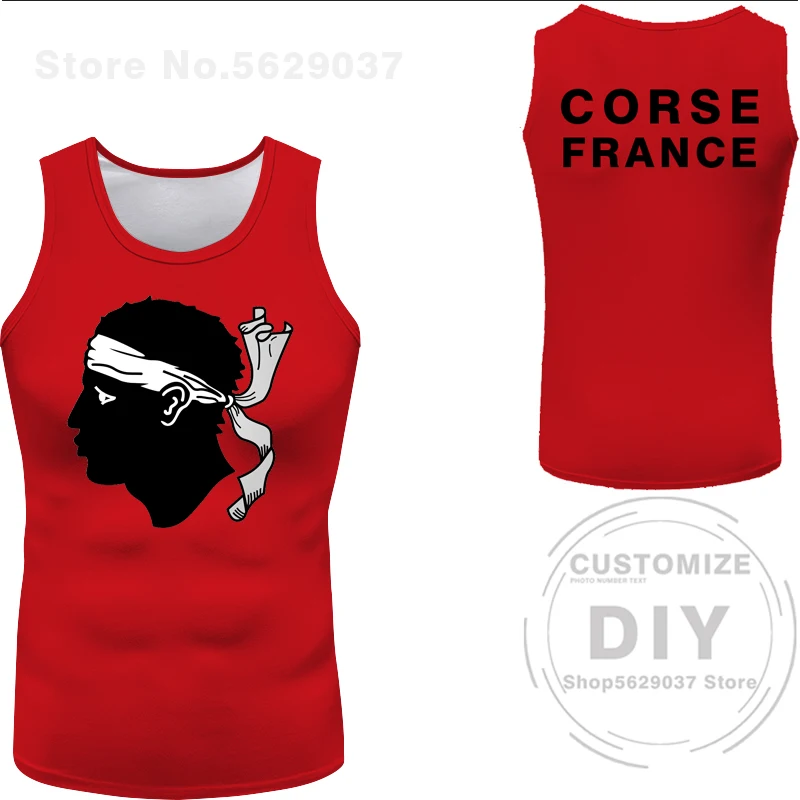 T-shirt Corse Drapeau - Galeria Corsica, Noir, Coton, Neuf Avec étiquettes