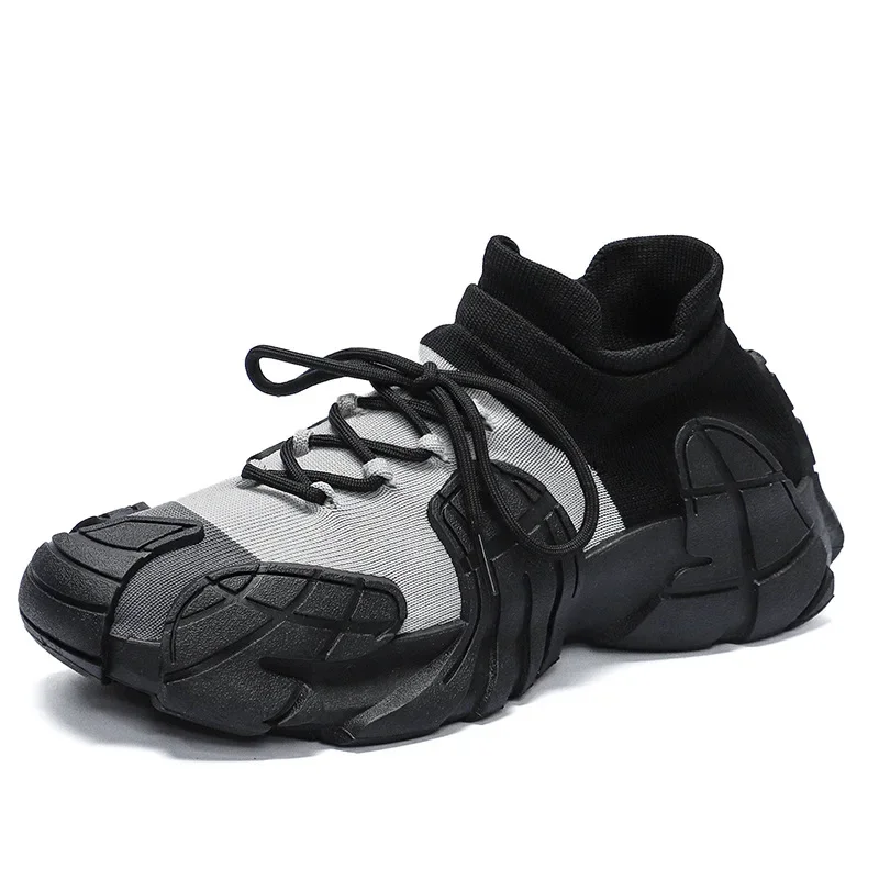 thumbnail image 5 of Nuevas zapatillas de deporte de suela gruesa de moda para hombre, edición coreana, calcetines con patas, zapatos individuales para hombre, 5 of 6