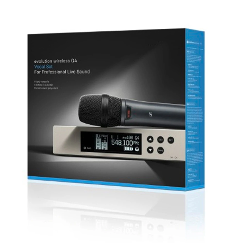 Paulkitson EW135g4 EW100g4 Professional Wireless Microphone System With E835s Haneheld Bodypack Headset Uhf True Diversity Mic