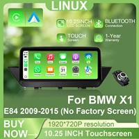 Système Linux avec écran tactile sans fil CarPlay 10.25' pour BMW X1 E84 2009-2015, unité de commande centrale de voiture, radio multimédia, CarPlay sans fil, AndroidAuto, AirPlay, Bluetooth, navigation GPS 1
