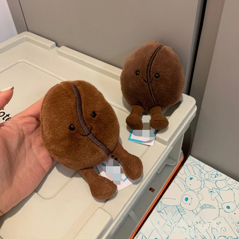 Jellycat with tags funny coffee bean fun plush soothing