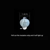 Miniature LED Flash/Monochrome Round Ball Lights Diy Dollhouse/Buiding Sand Table Scene Luminous Materials Accessory 10Pcs 3