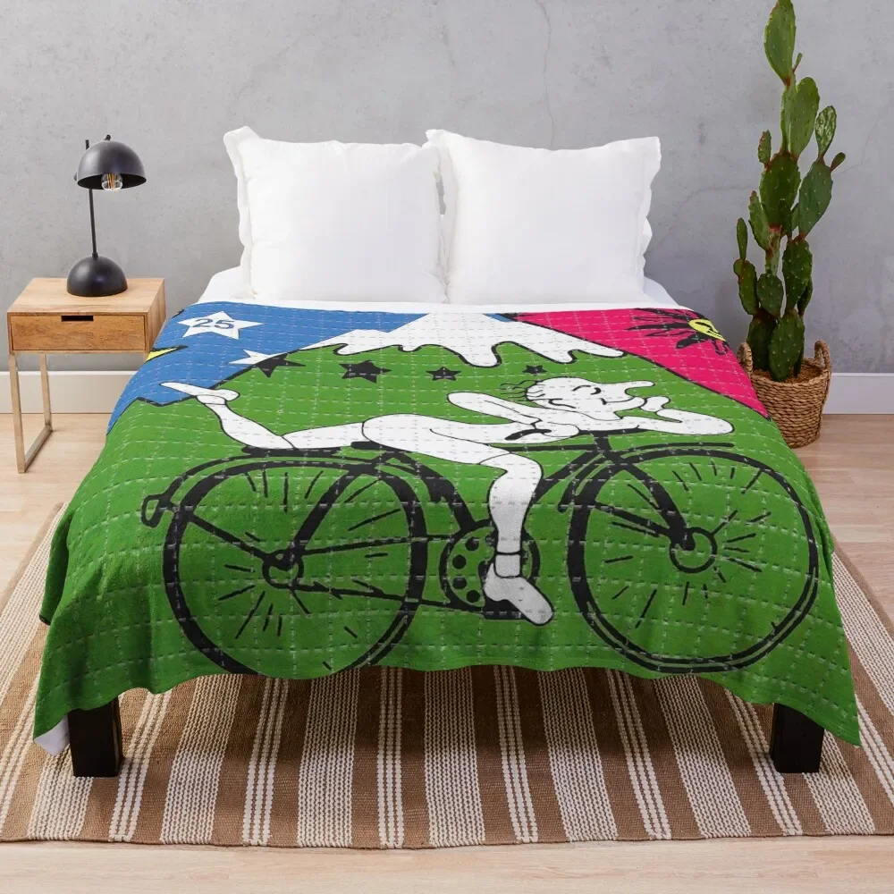 

LSD - Albert Hofmann - Bicycle Day Throw Blanket Fashion Sofas sofa bed Blankets