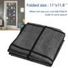 24 Grid Wall-mounted Sundries Shoe Organiser Fabric Closet Bag Storage Rack Mesh Pocket Clear Hanging Over The Door Cloth Box 5