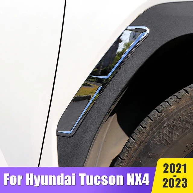 For Hyundai Tucson NX4 2021 2022 2023 Hybrid N Line Car Front Rear Wheel  Eyebrow Side Body Shape Cover Trim Exterior Accessories - AliExpress