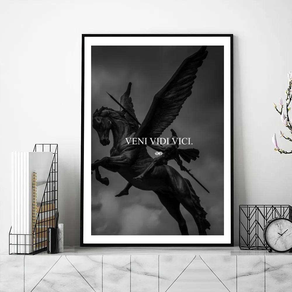 Veni, Vidi, Vici, I came, I saw, I conquered, zyzz mirin Poster for Sale  by Nepaz-Designs