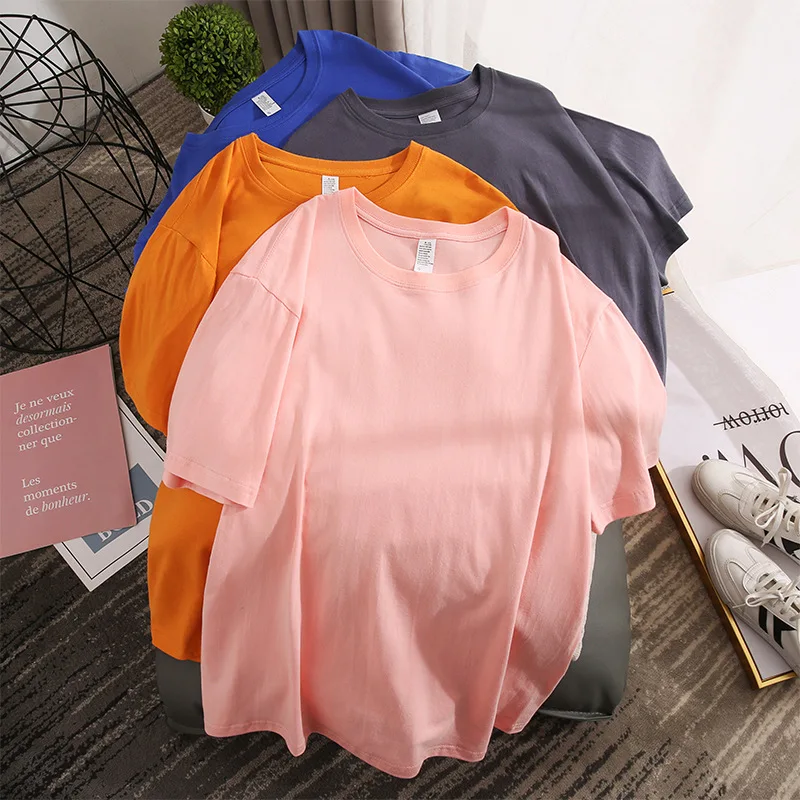 

Boys Cute Colorful Yellow Summer Short Sleeve Cotton T-shirt Oversize Blue Green Loose Tees Tops Casual Men Plus Size Tshirt 3xl