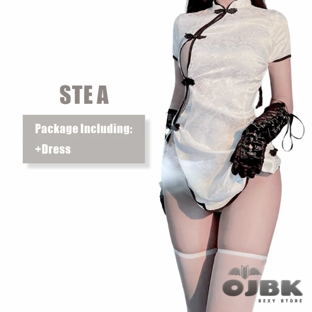 Japanese Anime Dr Stone Sexy Lingerie For Women Cheongsam Cosplay Play  Costumes Charming Side Open Design Porno Outfit New 0707 - Exotic Costumes  - AliExpress