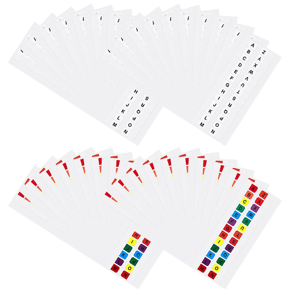 

Letter Note Pads Tabs Alphabet Index Tabs Self-Adhesive Notebook Reading Notes Alphabetical Flags Office Supplies