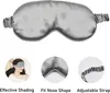 Imitated Silk Eye Mask for Sleeping Breathable Eyeshade Cover Sleeping Mask for Travel Nap Soft Comfort Blindfold Night Eyepatch 4