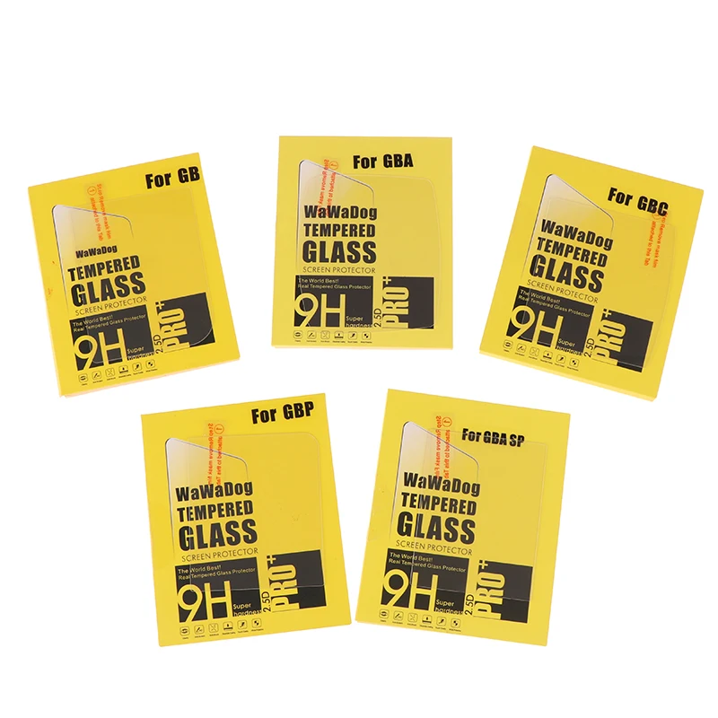 1 Set Gameboy Advance GBA Gameboy Color GB GBC GBP GBA SP Console Screen Protector Film Guard Tempered Glass handheld game console screen protector