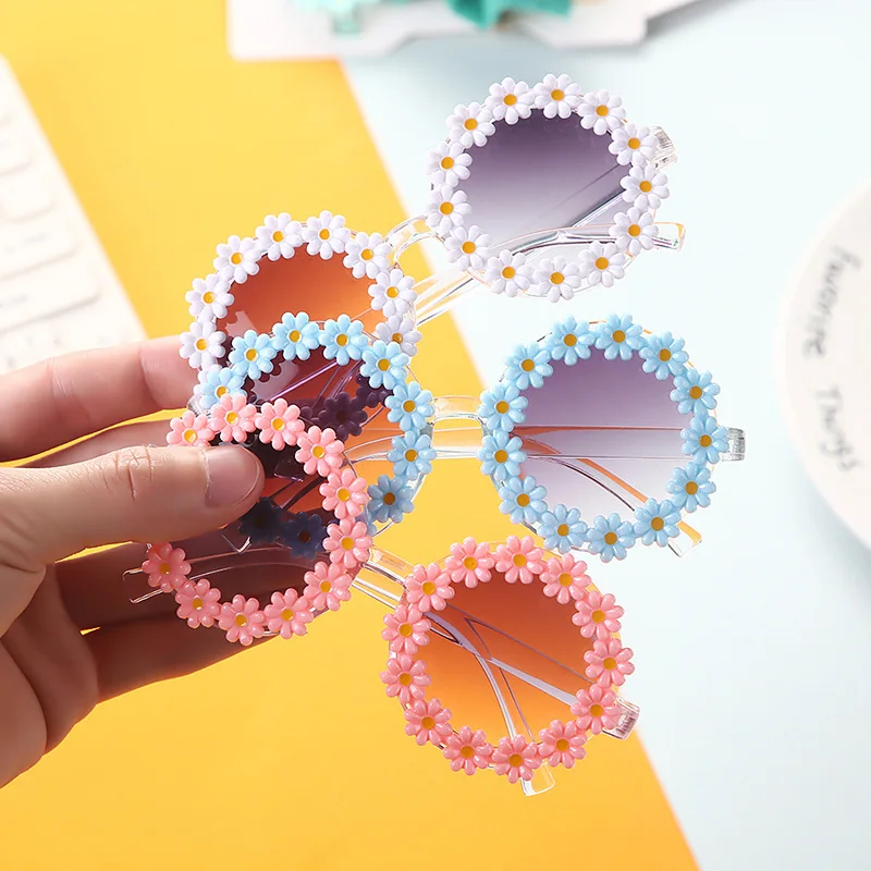 Baby Girls Hair Accessories Fashion Sun Flower Sunglasses Bow Hairband Set Newborn Head Bands Summer Beach Photography Props hair accessories hair bands hair headband accessories baby headband set