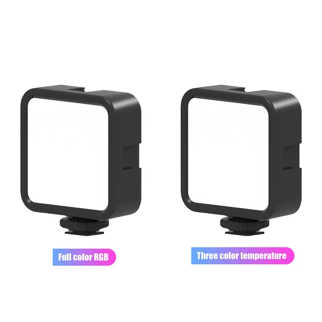 RGB LED Video Light Adjustable Brightness Live Streaming Light Rechargable Studio Photo Light for Photography for Live Streaming 4
