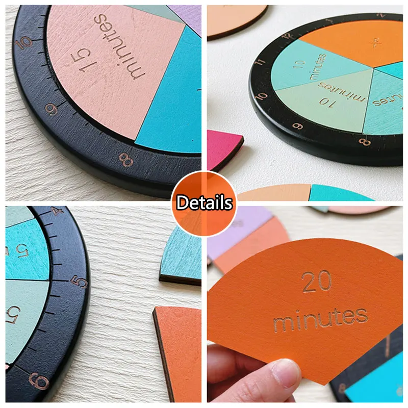 Children Fractional Decomposition Board Math Toys Montessori Parish Educational Learning Teaching Aids Toys For 7-14 Year Olds