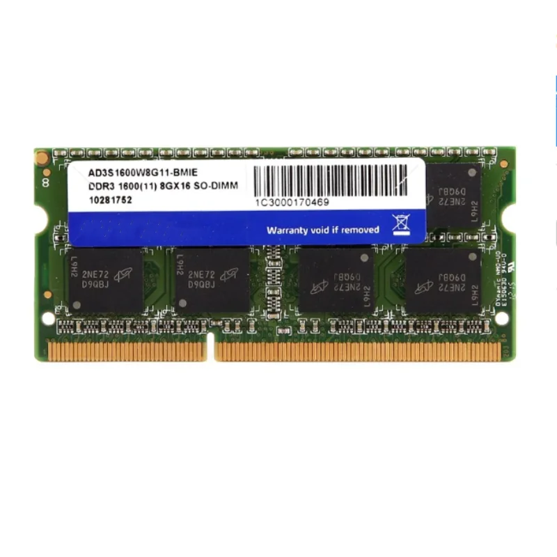 DDR3 DDR3L 4GB 8GB 1600MHz Ram Memory 204 Pin SO-DIMM 1333 PC3L