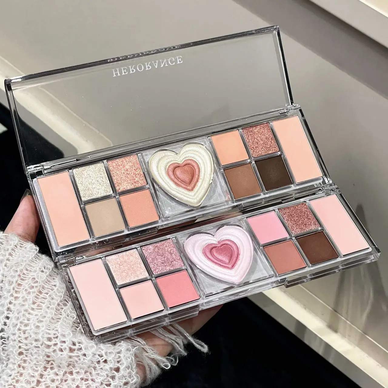 Radiant Earth Tone Eye Makeup Palette with 12 Shades