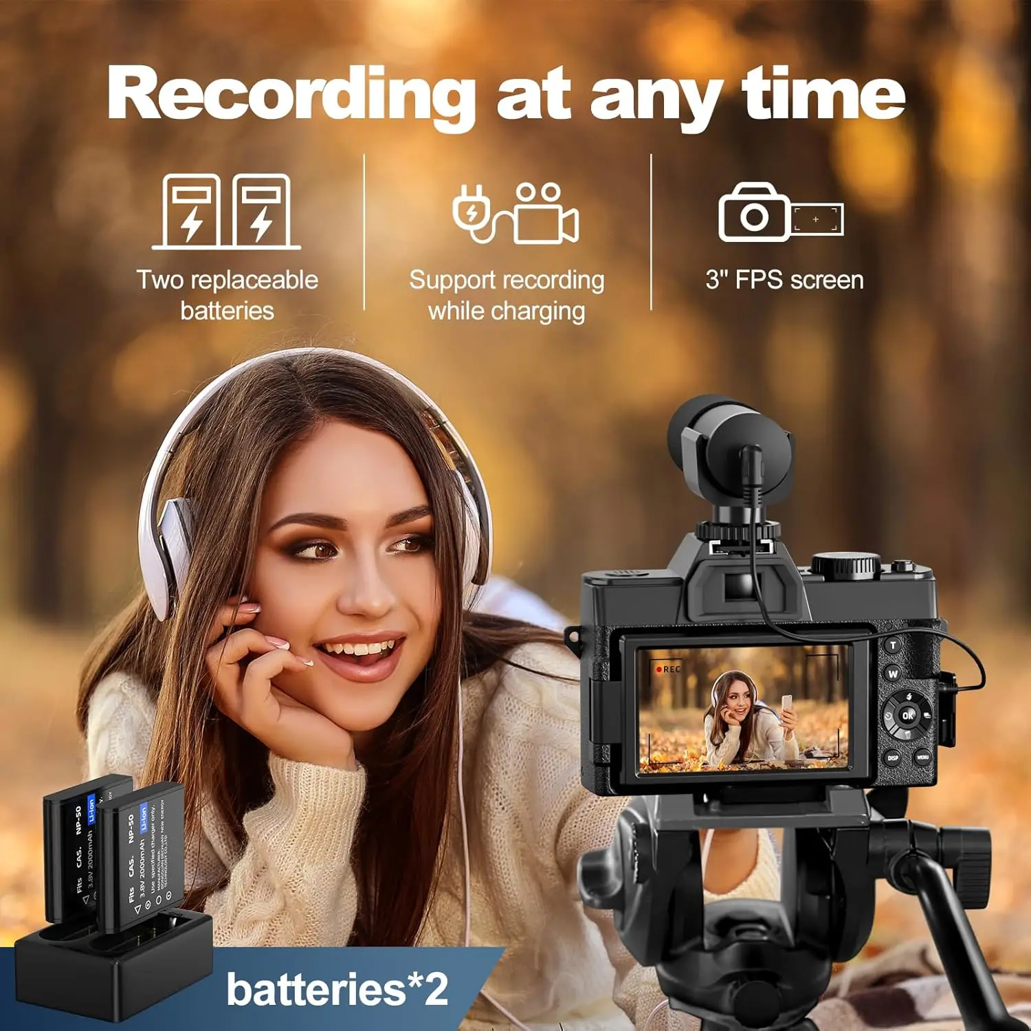 48MP 4K Flip Camera 4