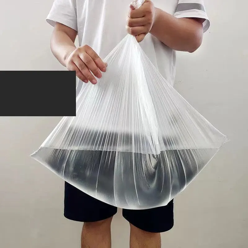 Trash Bags Large Capacity Disposable Thickened Storage Clear Recycling Bin Liners Plastic Refuse Sacks