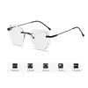 Outdoor Color Changing Myopia Glasses Luxury Women Men Irregular Photochromic Eyeglasses Finished Optical Minus Eyewear Diopter 6