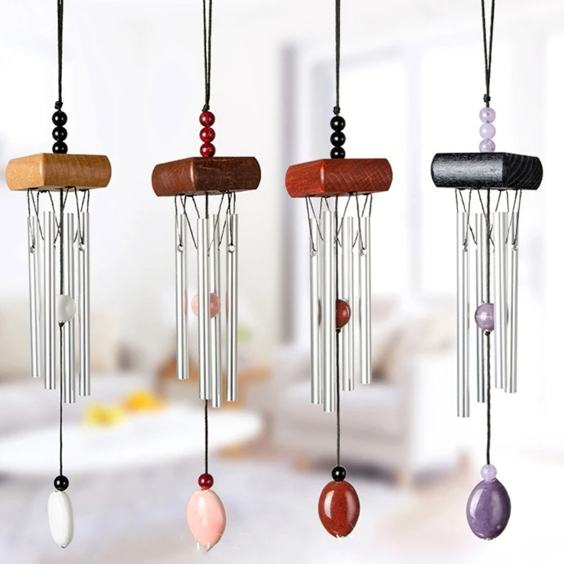 2025 New Metal Wind Chimes Solid  Door Home Decorations Wind Chimes with Aluminum Tube Pendant Indoor Outdoor Garden Decor 3
