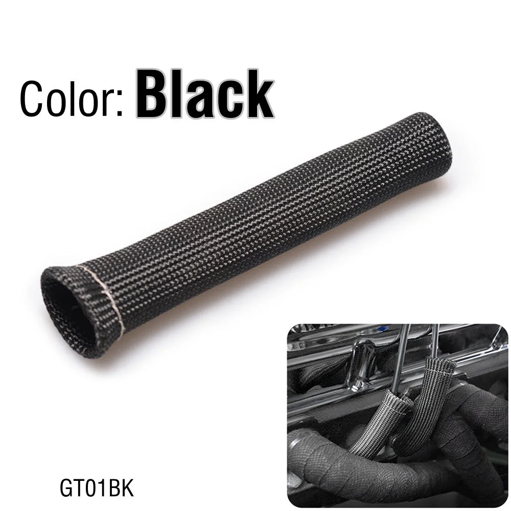 HUB sports 1PCS Titanium Vulcan Lava Heat Shield Protector Sleeve Spark Plug Wire Boots HU-GT01