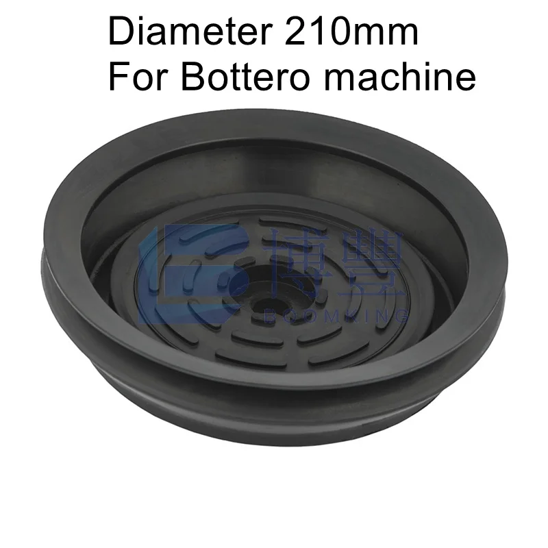 Black Diameter 210mm * 16mm rubber sucker vacuum chuck Vacuum cup For Bottero machine 5 PCS