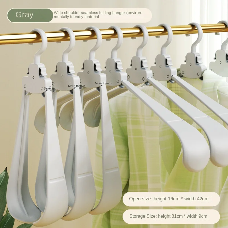 3800 Folding Clothes Hanger Multi-functional Household Balcony Clothes Hanging Travel Portable Clothes Hanger 6