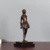 Bronze Little Dancer Aged Fourteen Statue by Degas Replica Famous Ballerina Sculpture Art Home Decoration Collection 4